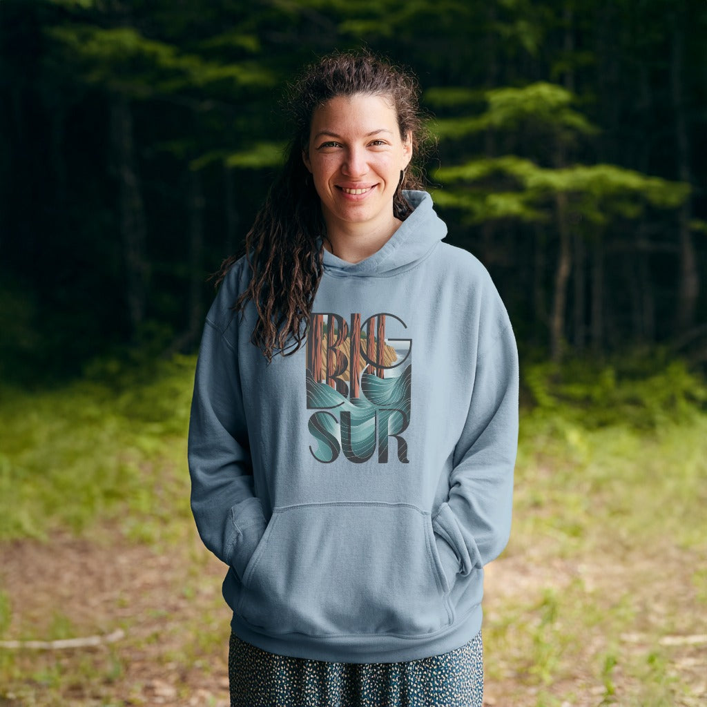 Big Sur State Park Hoodie Adventure and Outdoors Themed Hoodie
