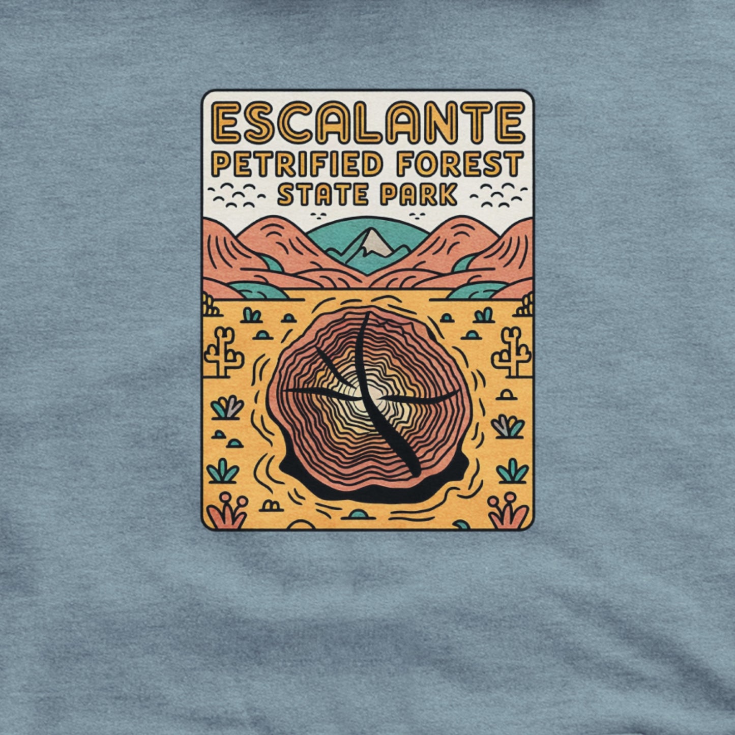Escalante Petrified Forest State Park Hoodie Adventure and Outdoors Themed Hoodie
