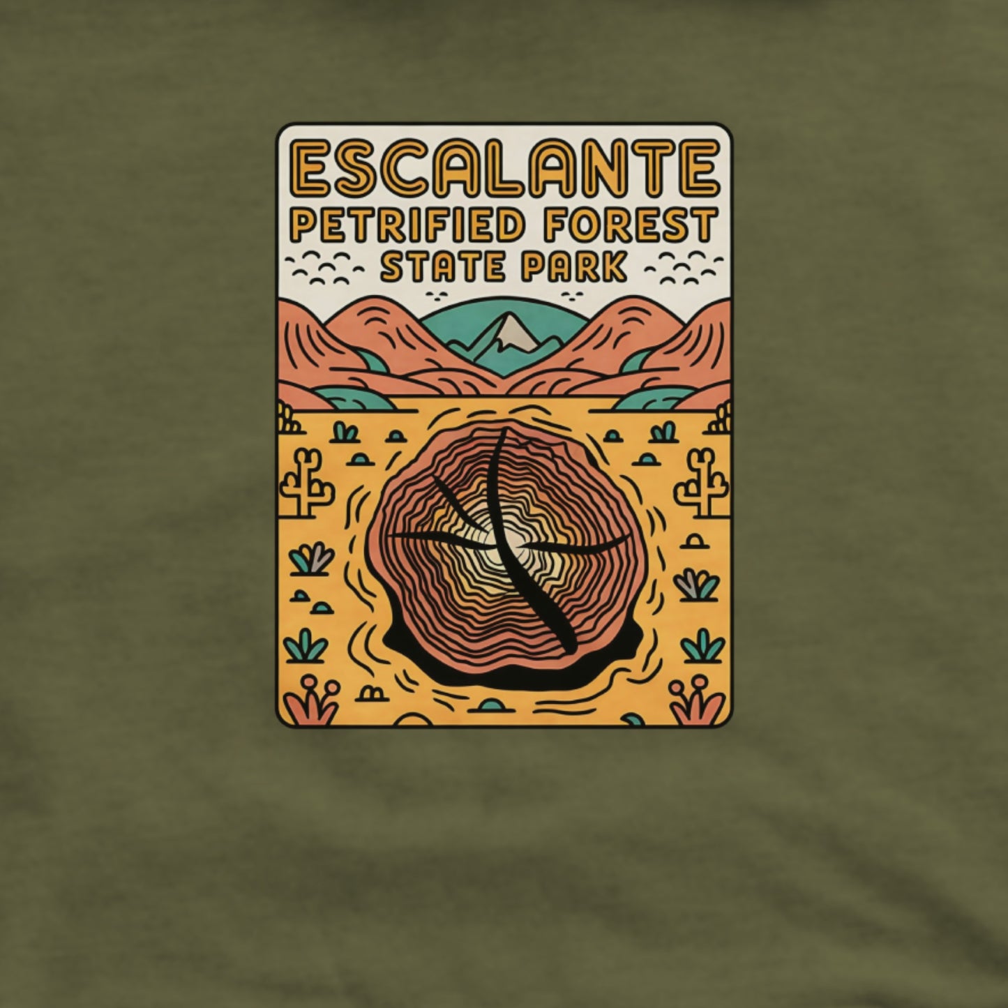 Escalante Petrified Forest State Park Hoodie Adventure and Outdoors Themed Hoodie