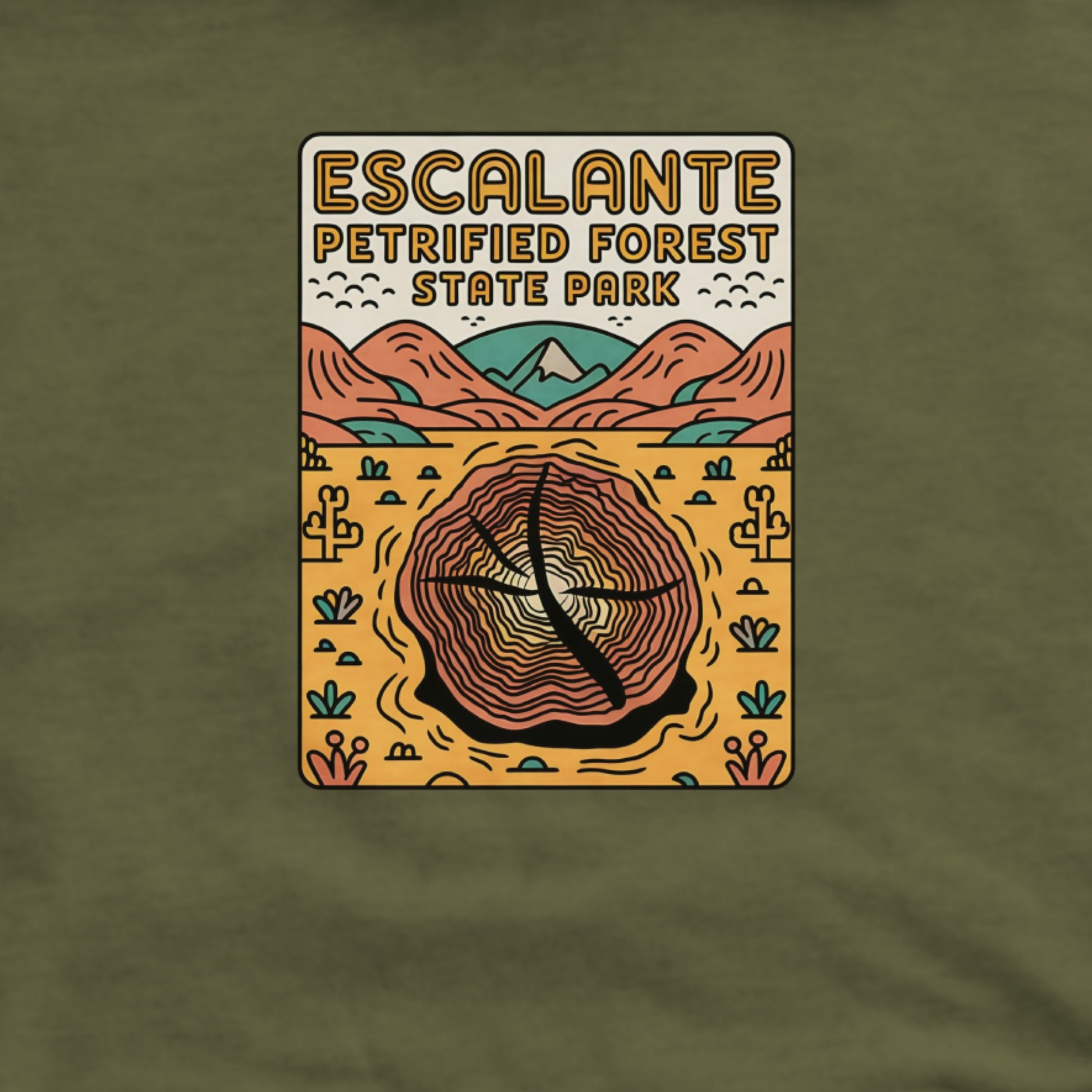 Escalante Petrified Forest State Park Hoodie Adventure and Outdoors Themed Hoodie