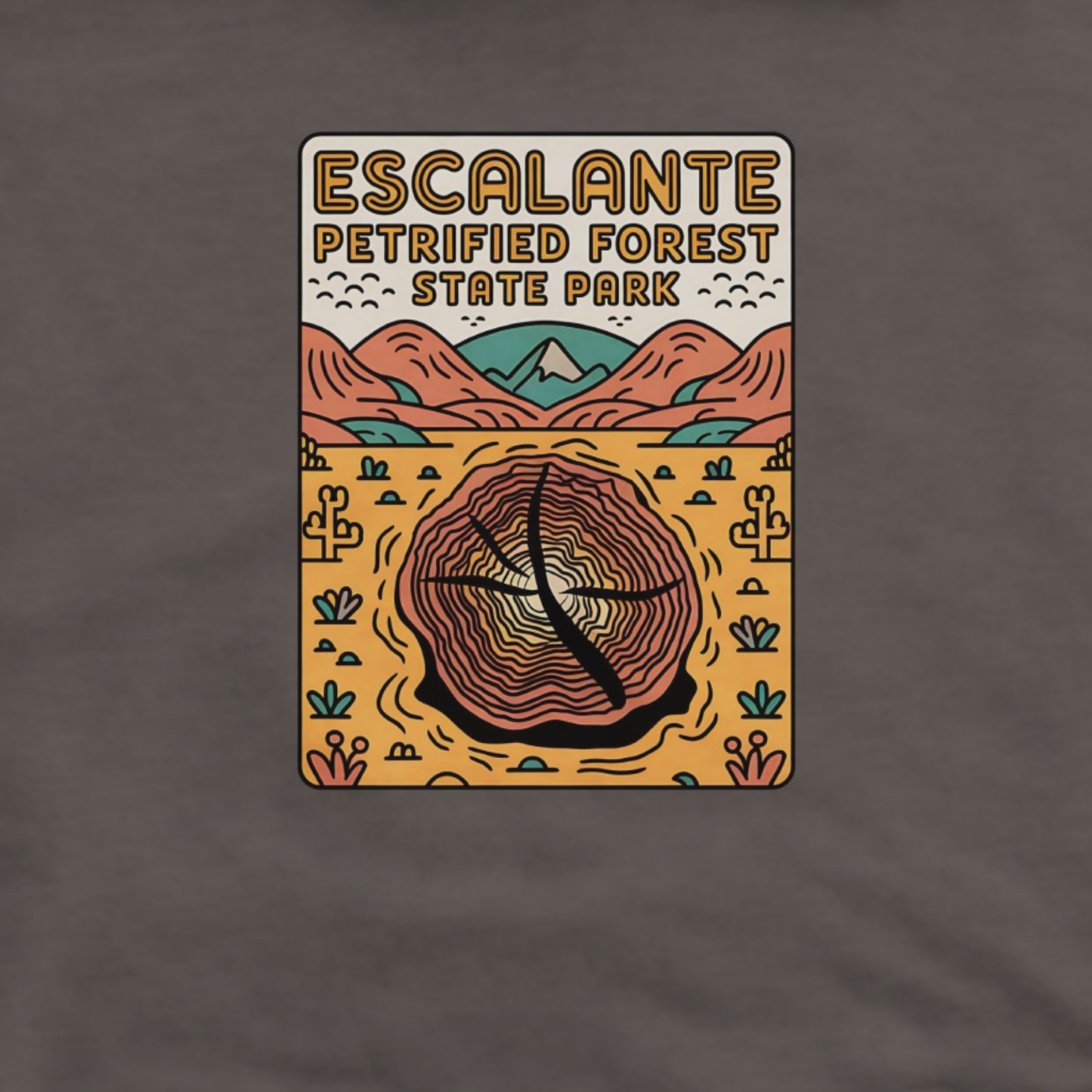 Escalante Petrified Forest State Park Hoodie Adventure and Outdoors Themed Hoodie
