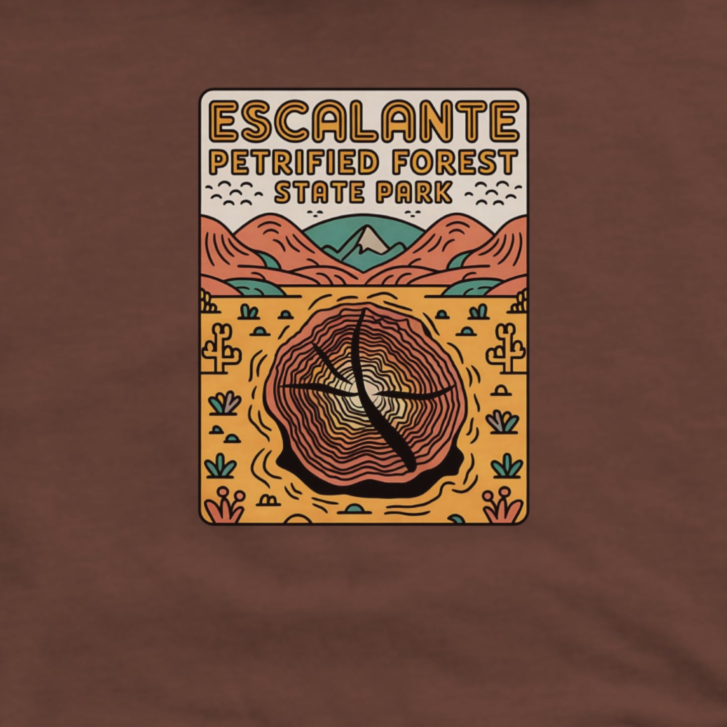Escalante Petrified Forest State Park Hoodie Adventure and Outdoors Themed Hoodie