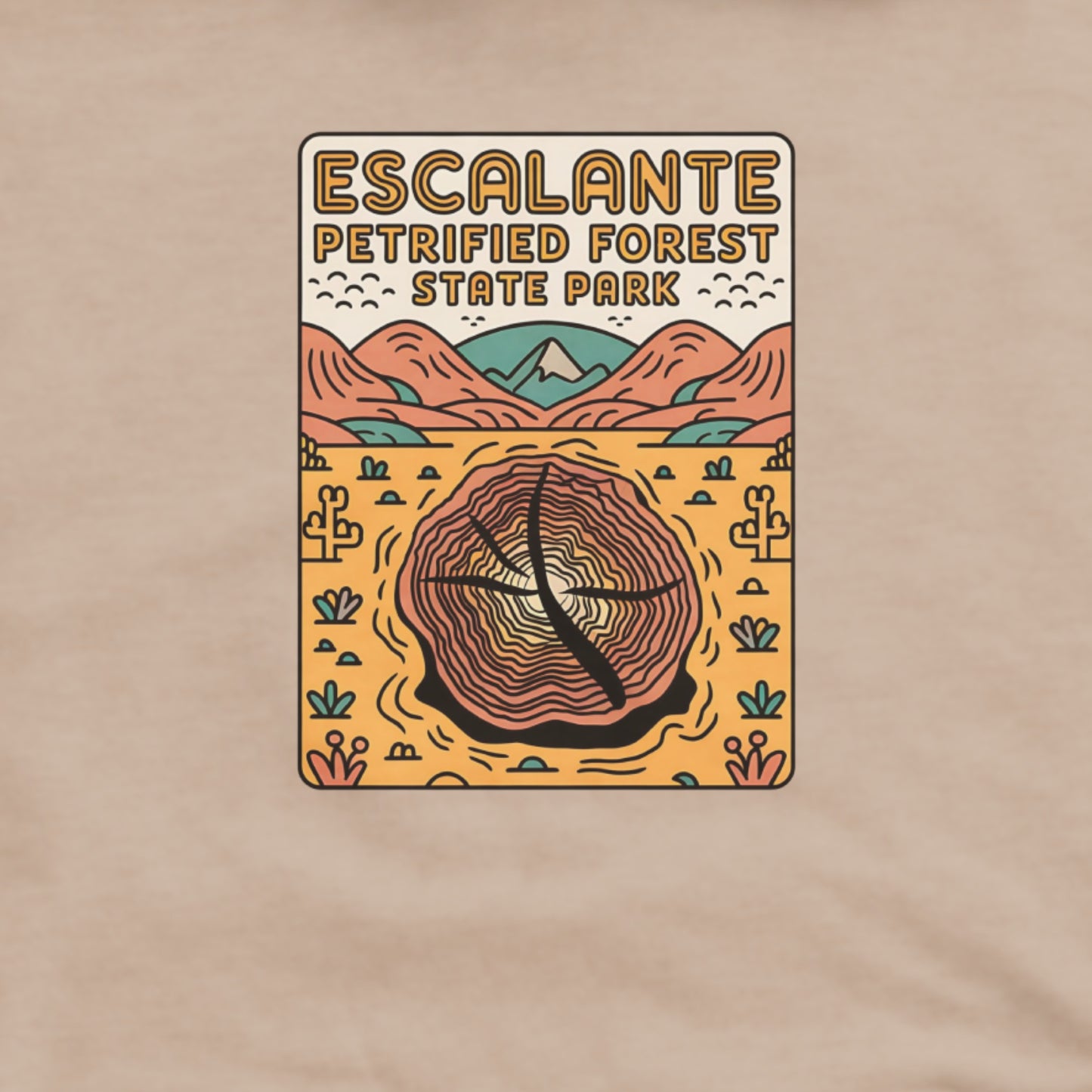 Escalante Petrified Forest State Park Hoodie Adventure and Outdoors Themed Hoodie