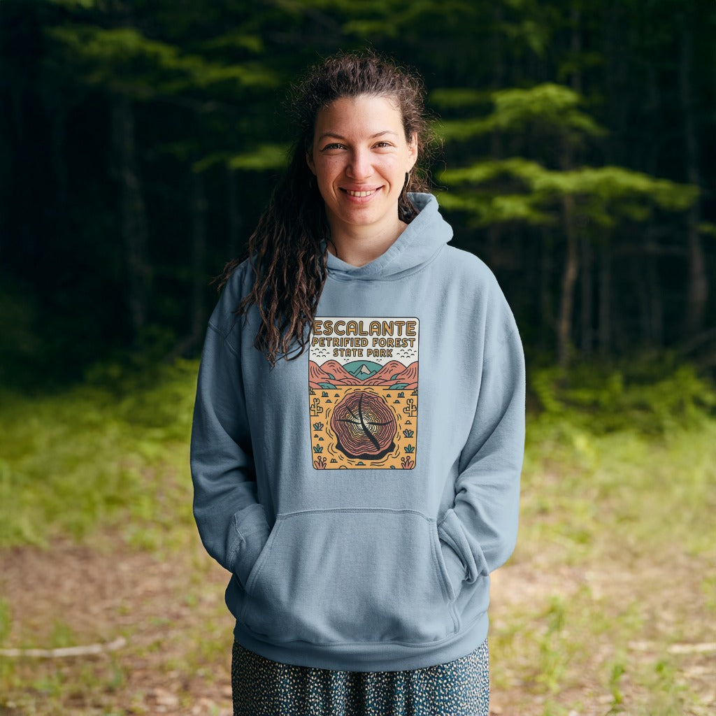 Escalante Petrified Forest State Park Hoodie Adventure and Outdoors Themed Hoodie
