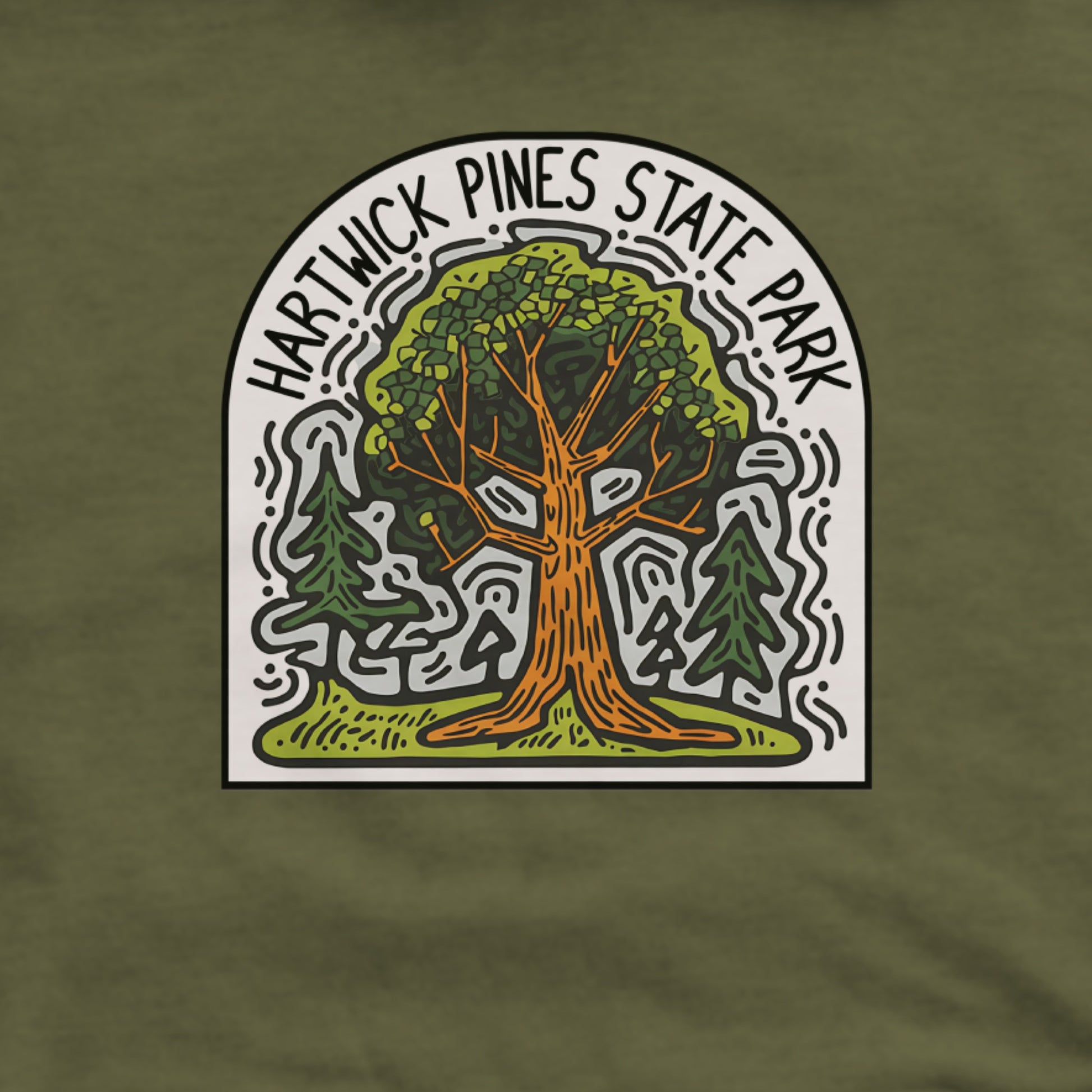 Hartwick Pines State Park Hoodie Adventure and Outdoors Themed Hoodie