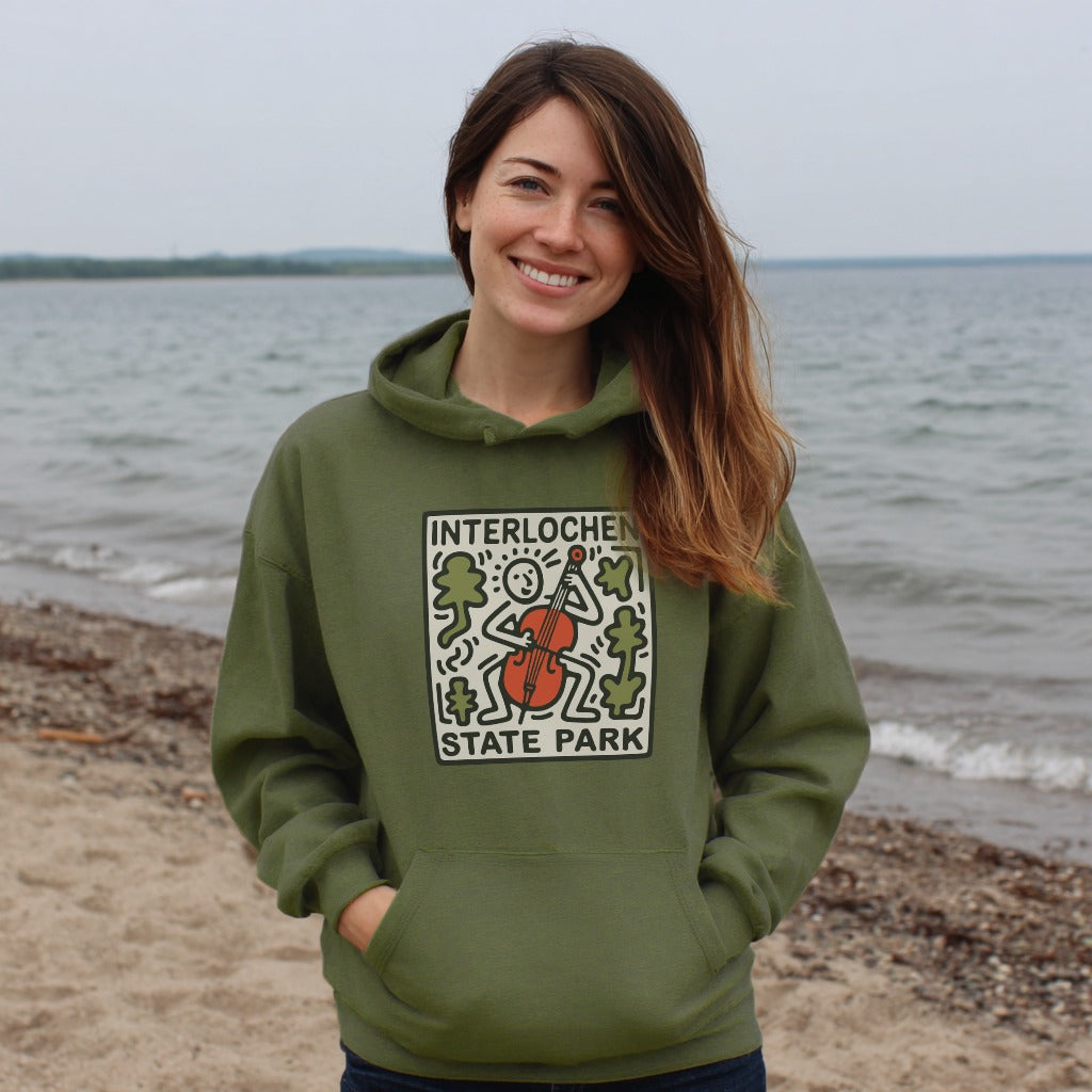 Interlochen State Park Hoodie Adventure and Outdoors Themed Hoodie