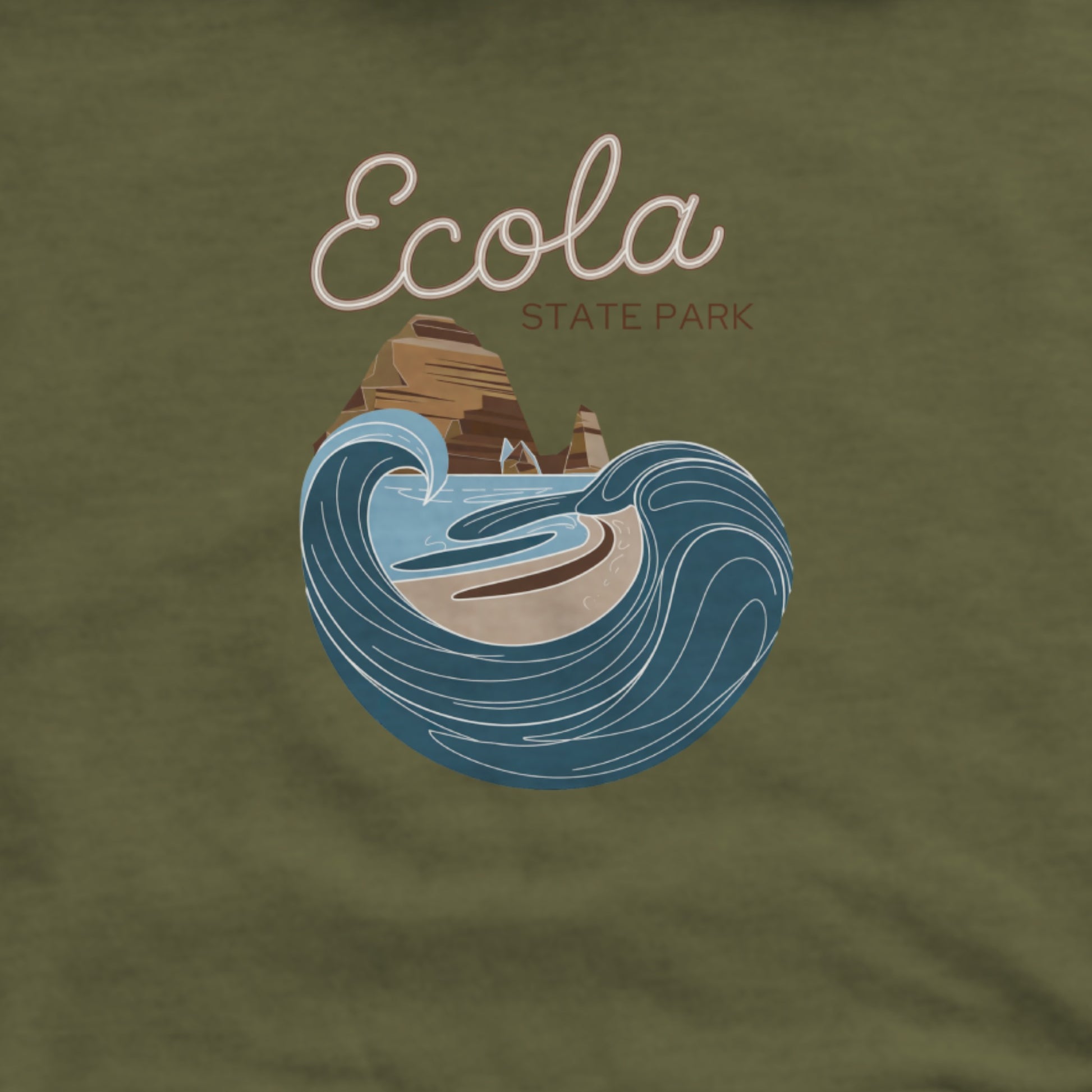 Ecola State Park Hoodie Adventure and Outdoors Themed Hoodie