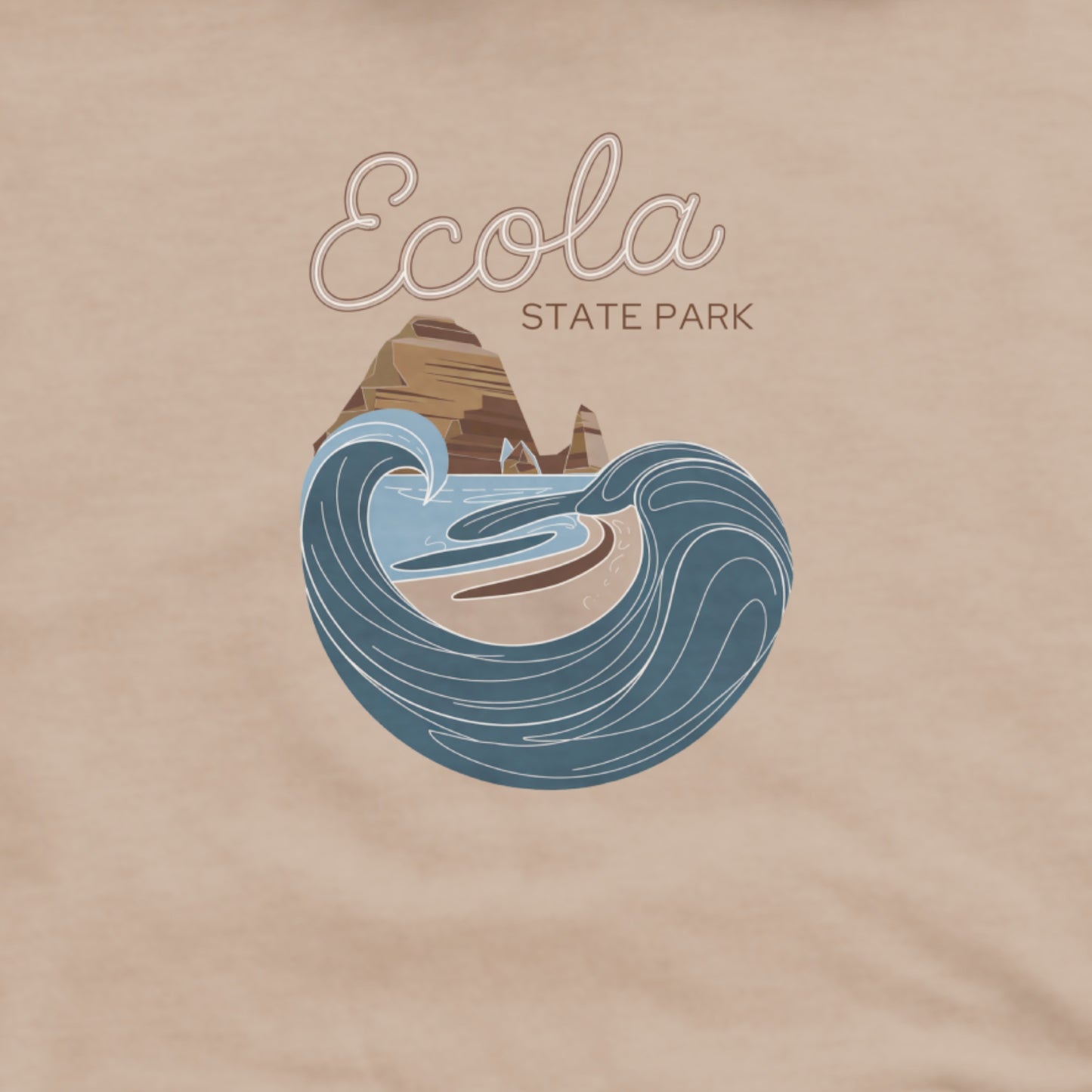 Ecola State Park Hoodie Adventure and Outdoors Themed Hoodie