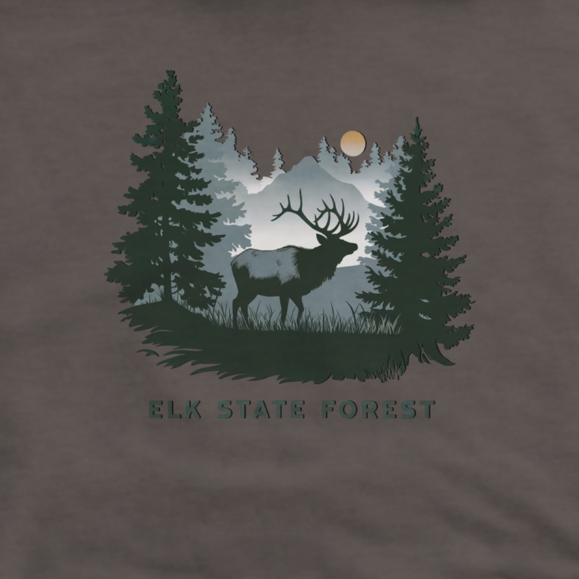 Elk State Forest Hoodie Adventure and Outdoors Themed Hoodie
