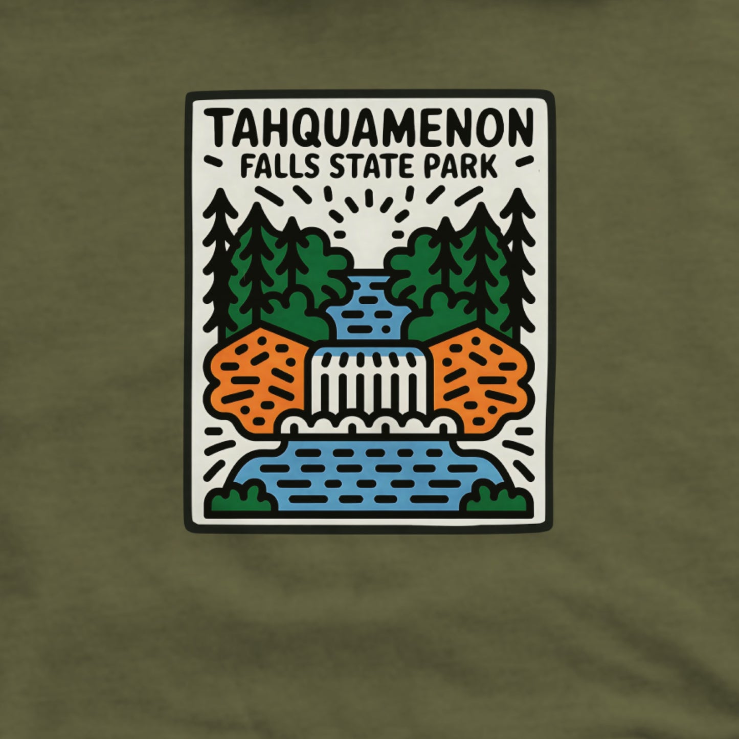 Tahquamenon Falls State Park Hoodie Adventure and Outdoors Themed Hoodie