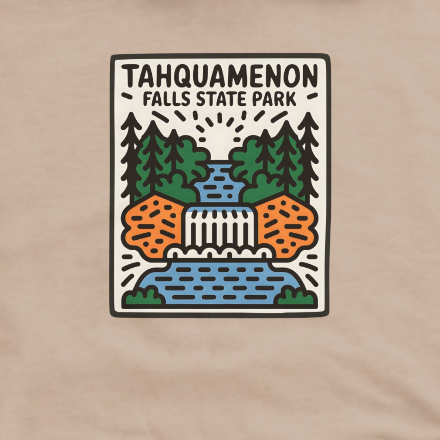 Tahquamenon Falls State Park Hoodie Adventure and Outdoors Themed Hoodie