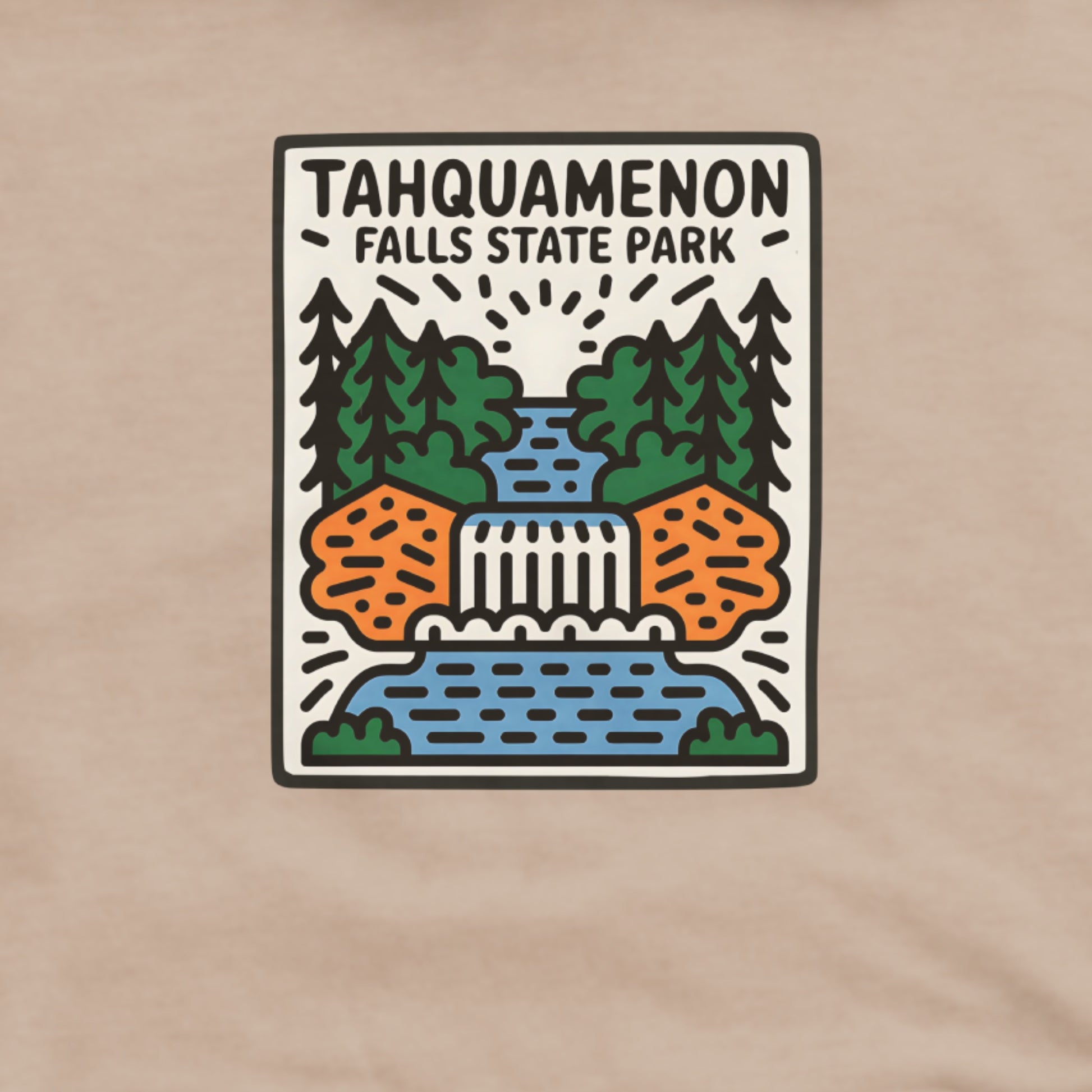 Tahquamenon Falls State Park Hoodie Adventure and Outdoors Themed Hoodie