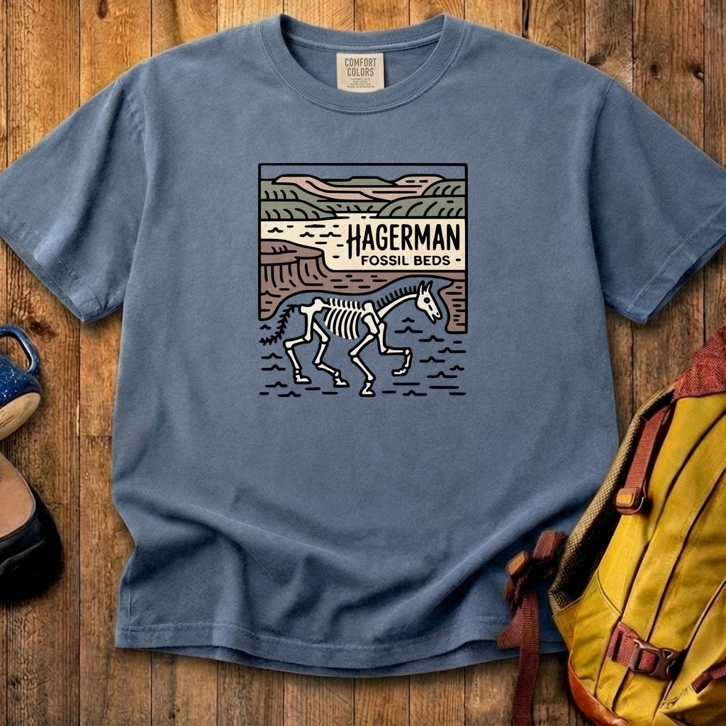 Hagerman Fossil Beds National Monument Cotton T-Shirt