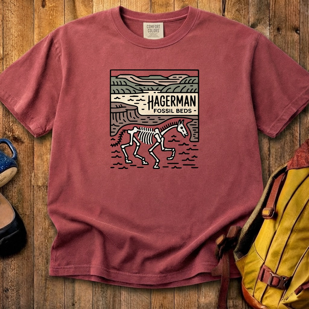 Hagerman Fossil Beds National Monument Cotton T-Shirt