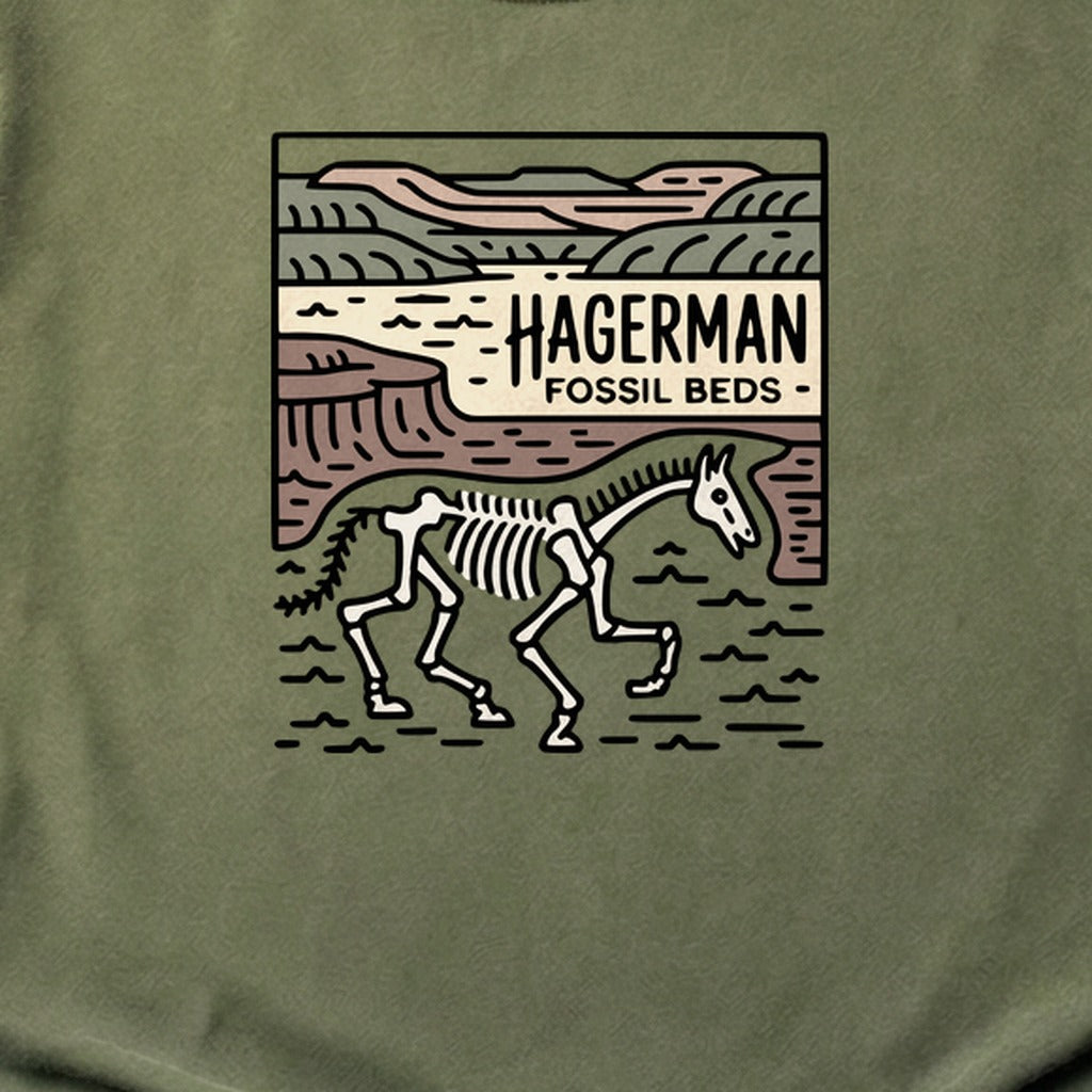 Hagerman Fossil Beds National Monument Cotton T-Shirt