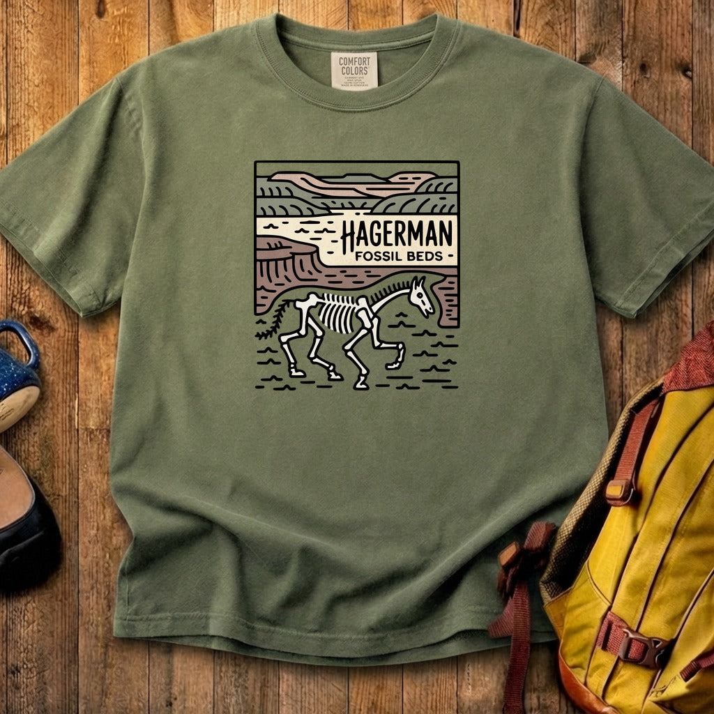 Hagerman Fossil Beds National Monument Cotton T-Shirt
