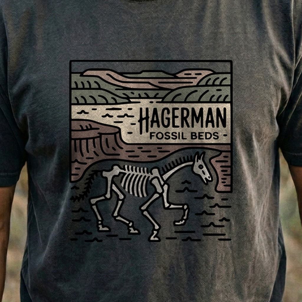 Hagerman Fossil Beds National Monument Cotton T-Shirt