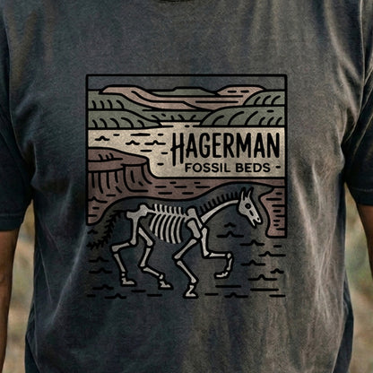 Hagerman Fossil Beds National Monument Cotton T-Shirt
