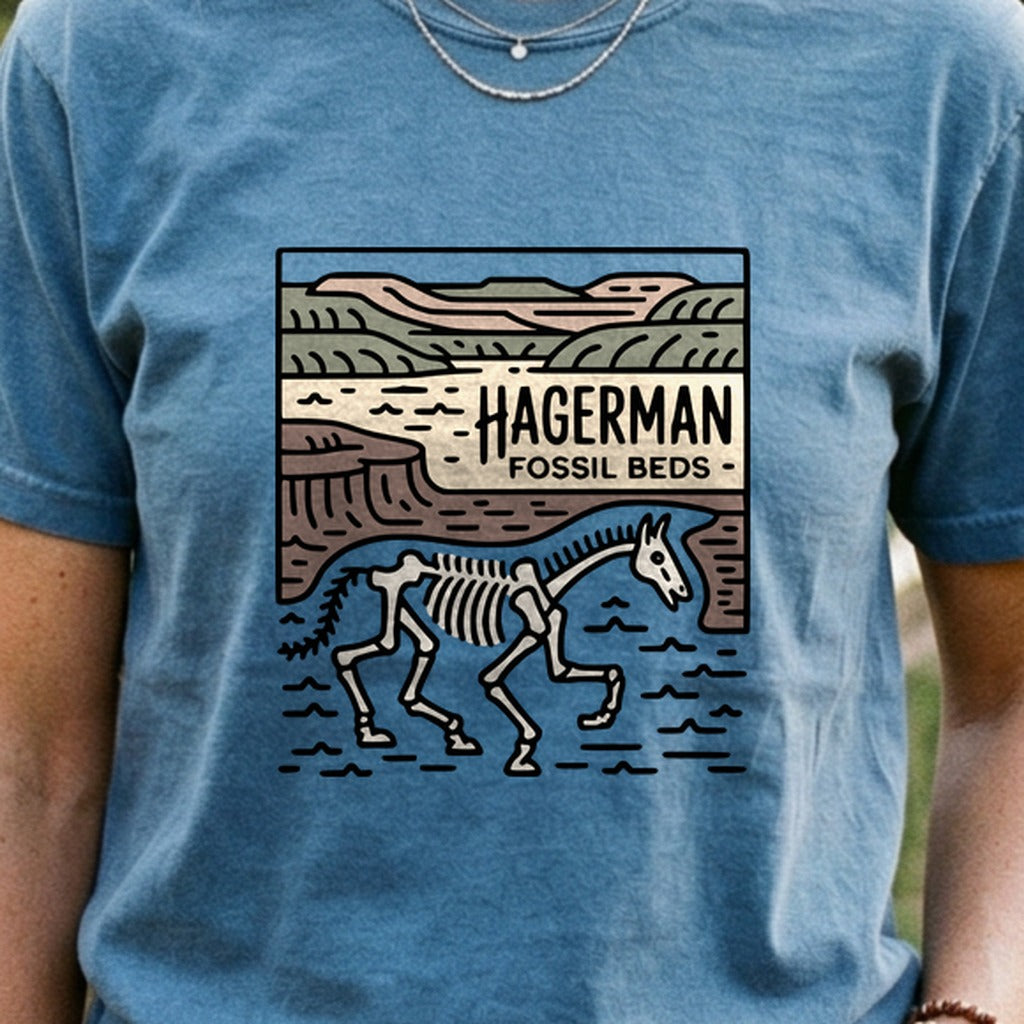 Hagerman Fossil Beds National Monument Cotton T-Shirt
