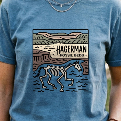 Hagerman Fossil Beds National Monument Cotton T-Shirt