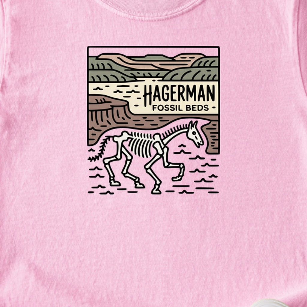 Hagerman Fossil Beds National Monument Kids Cotton T-Shirt
