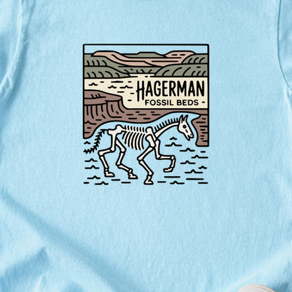 Hagerman Fossil Beds National Monument Kids Cotton T-Shirt