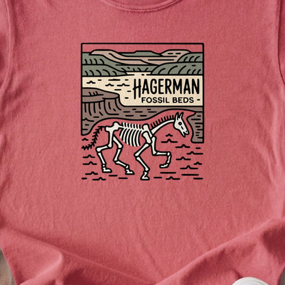 Hagerman Fossil Beds National Monument Kids Cotton T-Shirt