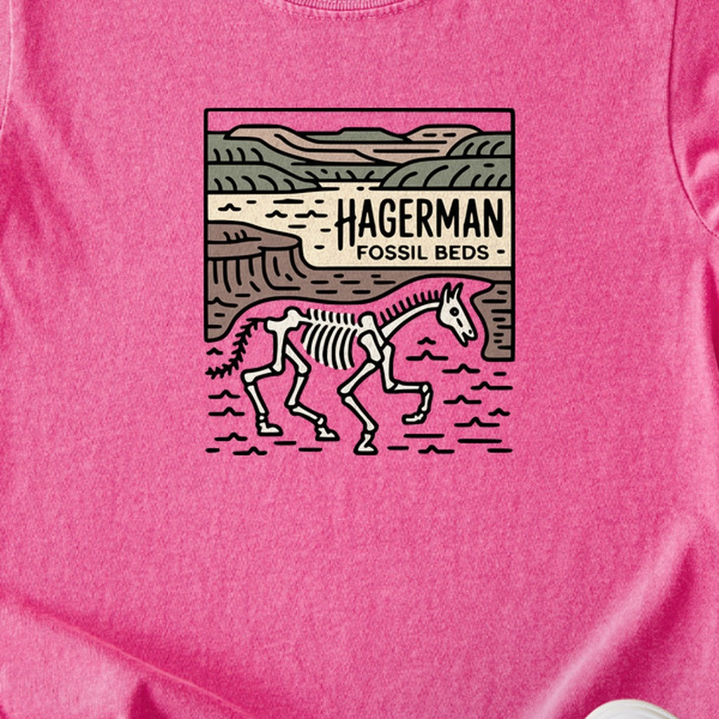 Hagerman Fossil Beds National Monument Kids Cotton T-Shirt