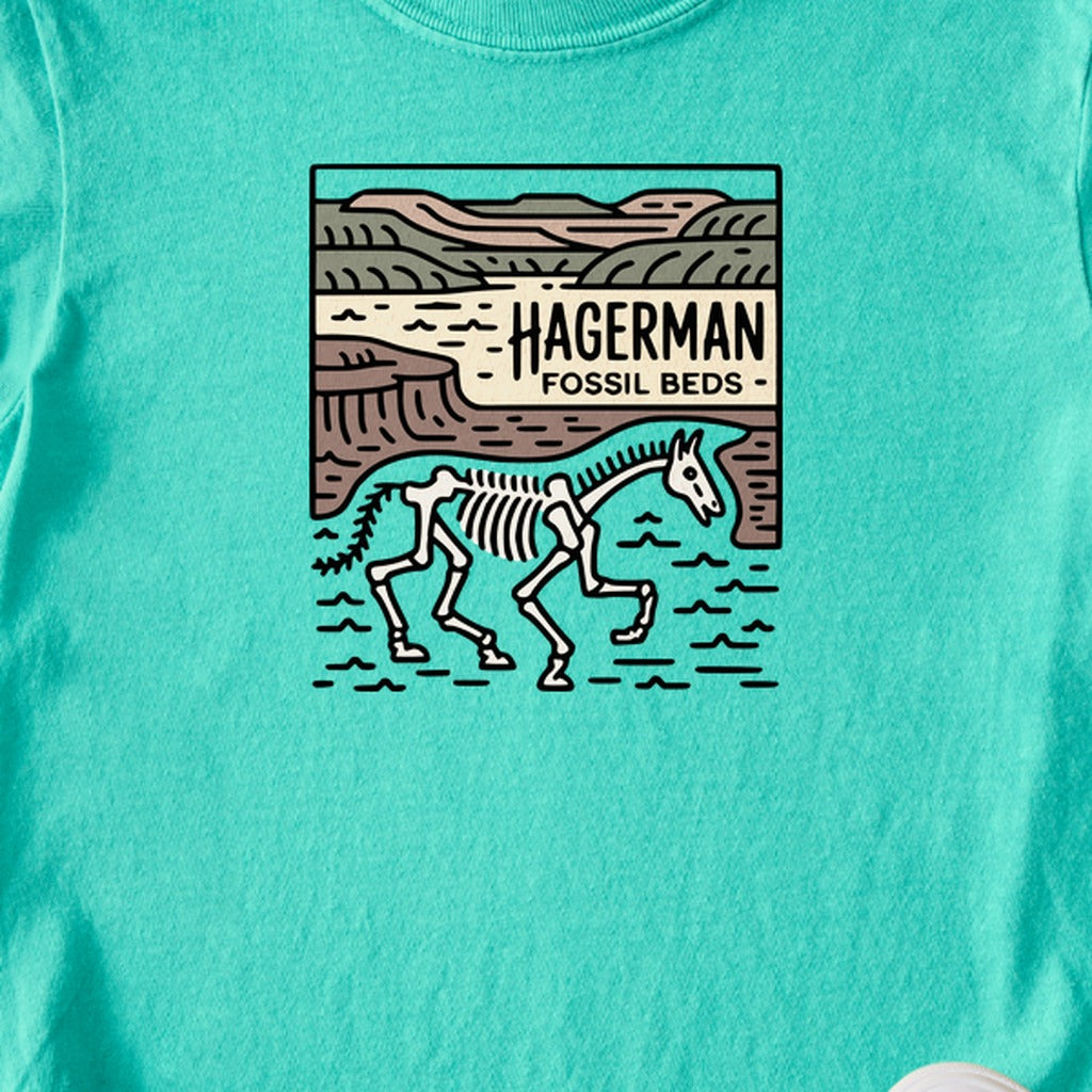 Hagerman Fossil Beds National Monument Kids Cotton T-Shirt