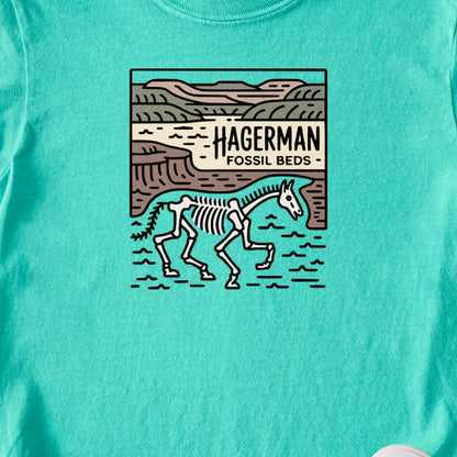 Hagerman Fossil Beds National Monument Kids Cotton T-Shirt