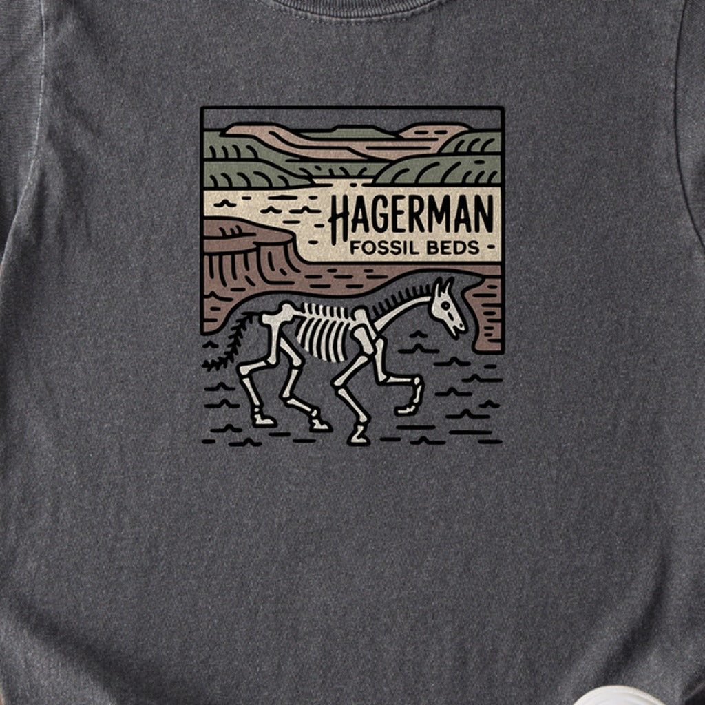 Hagerman Fossil Beds National Monument Kids Cotton T-Shirt