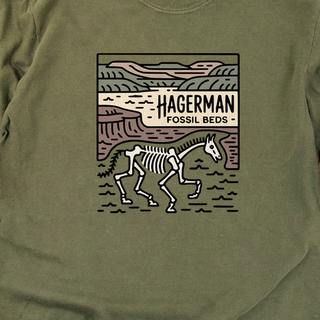 Hagerman Fossil Beds National Monument Cotton Long Sleeve