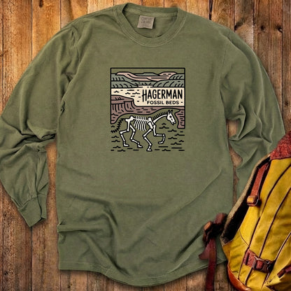 Hagerman Fossil Beds National Monument Cotton Long Sleeve
