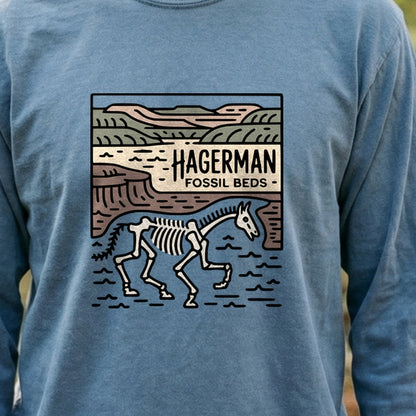 Hagerman Fossil Beds National Monument Cotton Long Sleeve