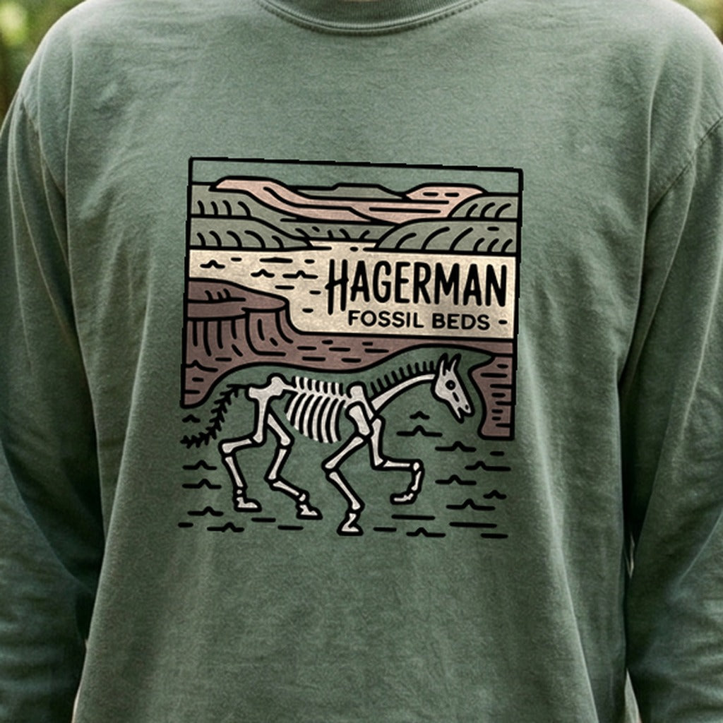 Hagerman Fossil Beds National Monument Cotton Long Sleeve