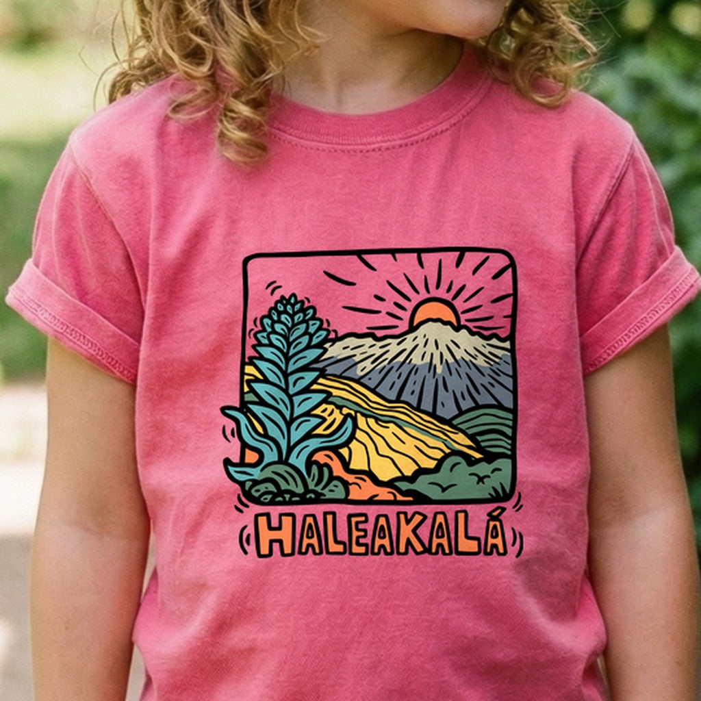 Haleakala National Park Kids Cotton T-Shirt