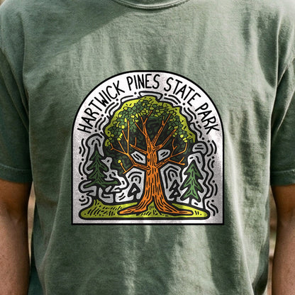 Hartwick Pines State Park Cotton T-Shirt