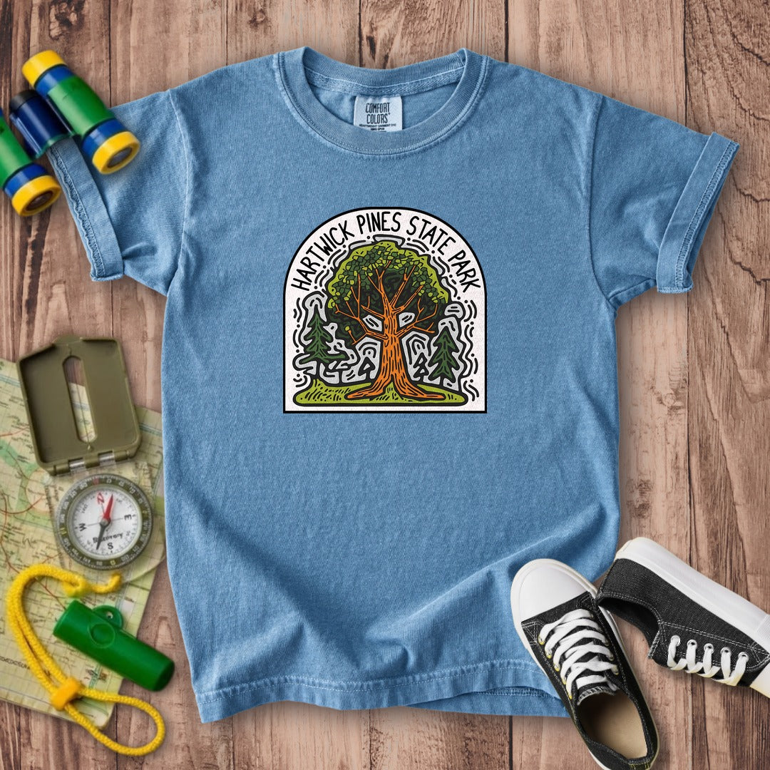 Hartwick Pines State Park Kids Cotton T-Shirt