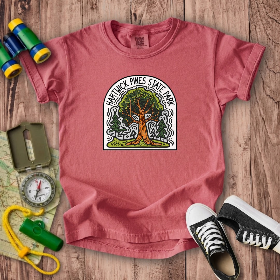 Hartwick Pines State Park Kids Cotton T-Shirt