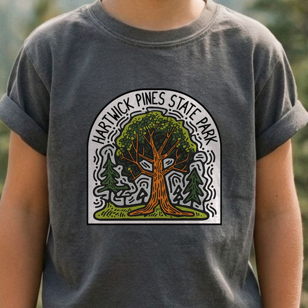 Hartwick Pines State Park Kids Cotton T-Shirt