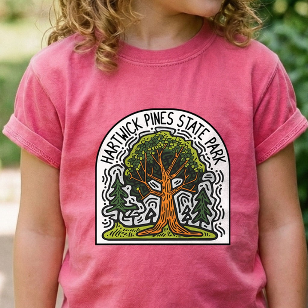 Hartwick Pines State Park Kids Cotton T-Shirt