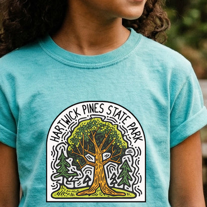 Hartwick Pines State Park Kids Cotton T-Shirt