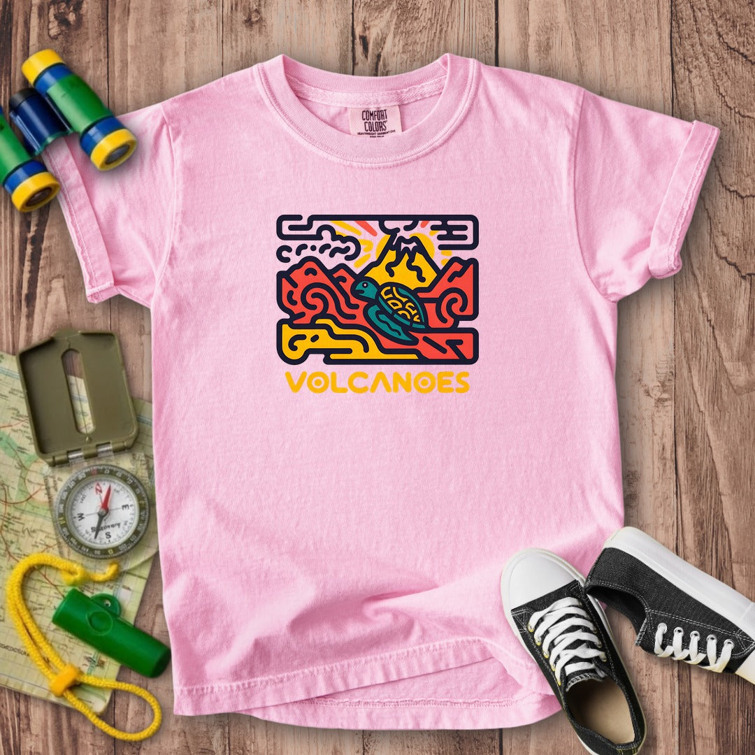 Hawaii Volcanoes National Park Kids Cotton T-Shirt
