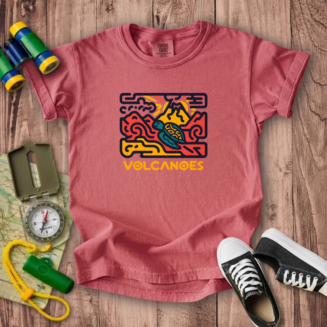 Hawaii Volcanoes National Park Kids Cotton T-Shirt
