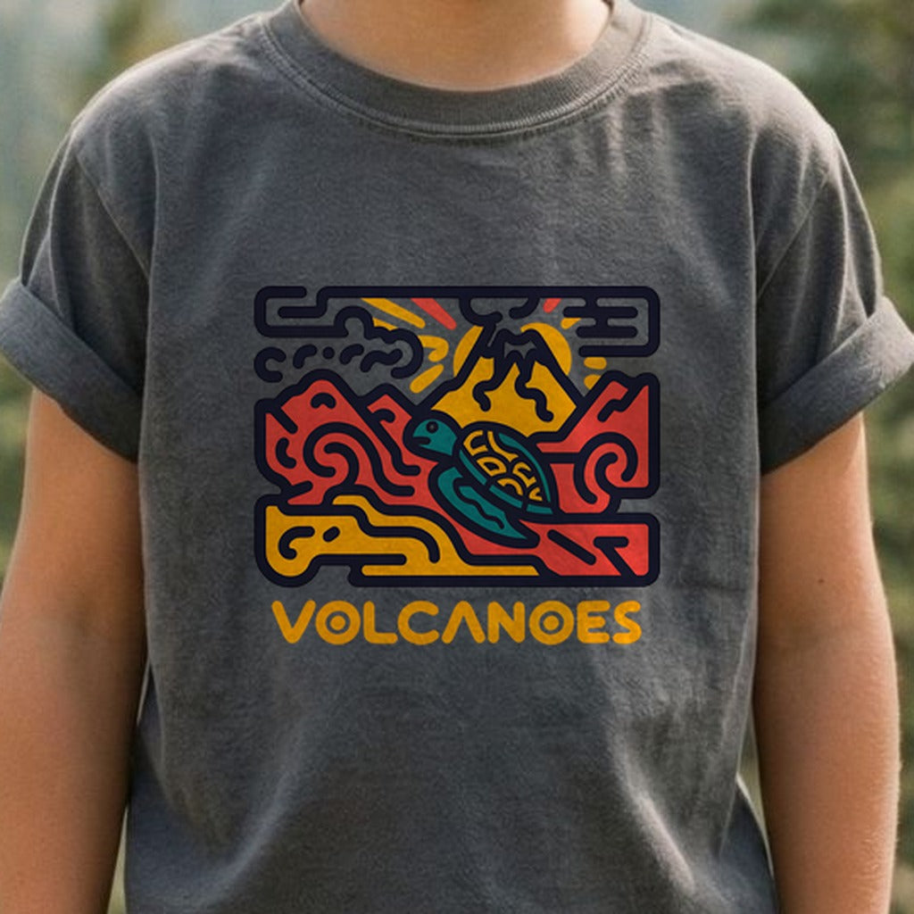 Hawaii Volcanoes National Park Kids Cotton T-Shirt