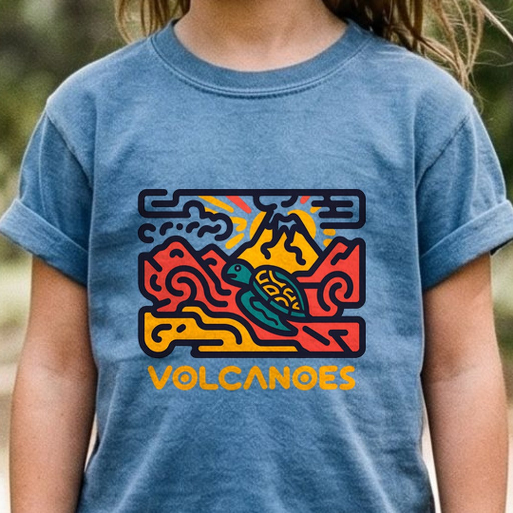 Hawaii Volcanoes National Park Kids Cotton T-Shirt