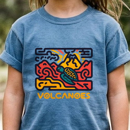 Hawaii Volcanoes National Park Kids Cotton T-Shirt