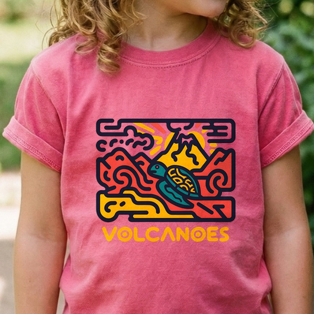 Hawaii Volcanoes National Park Kids Cotton T-Shirt