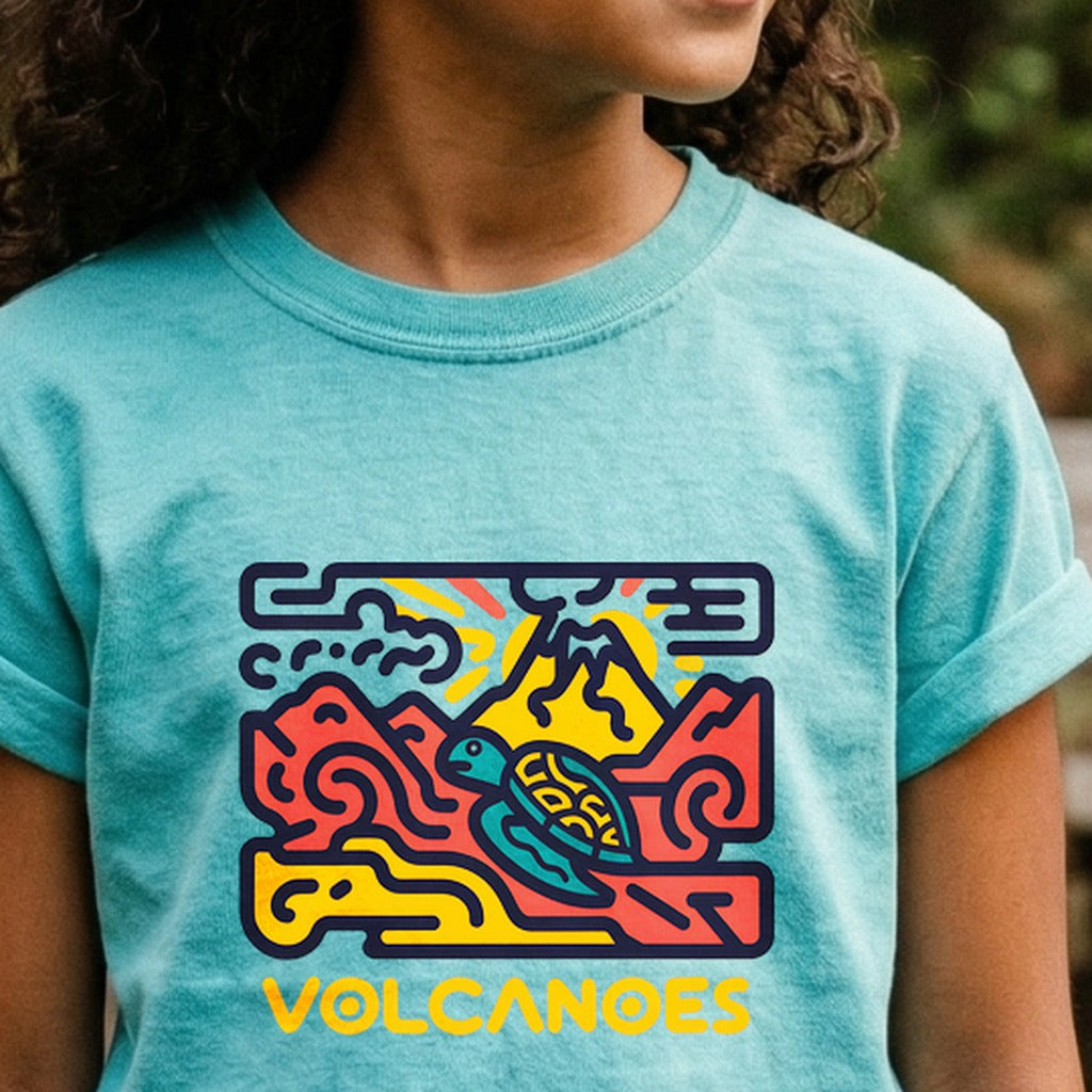 Hawaii Volcanoes National Park Kids Cotton T-Shirt