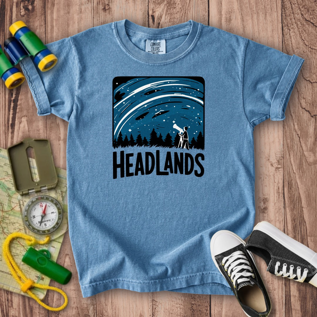 Headlands International Dark Sky Park at Night Kids Cotton T-Shirt